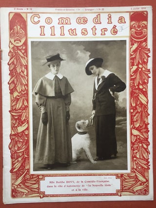 Item #H2561 Comoedia Illustré, Revue Parisienne Theatrale Artistique Literaire, 5 Juillet 1914,...