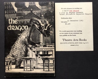 Item #H25669 The Dragon, translated from the Russian by Elizabeth Reynolds Hapgood, review copy....