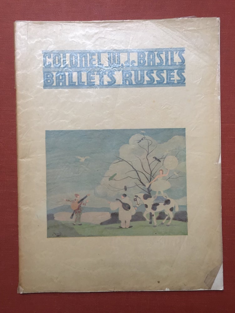 Item #H2601 Program: S. Hurok Presents Col. W. de Basil's Ballets Russes of Monte Carlo (1935). S. Hurok Col. W. De Basil.