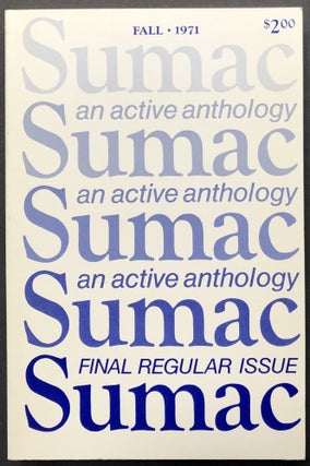 Item #H26150 Sumac, Vol. 4 no. 1 Fall 1971 - final issue. Jim Harrison, eds Dan Gerber