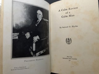 A Calm Review of a Calm Man (memoir of Warren G. Harding)