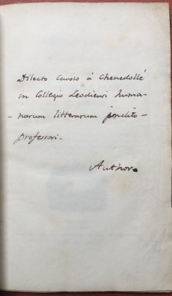 Bosquejo de un Viaje historico é instructivo de un Español en Flandes, etc. (1835, inscribed by author)