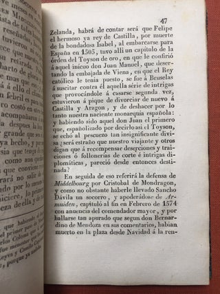 Bosquejo de un Viaje historico é instructivo de un Español en Flandes, etc. (1835, inscribed by author)