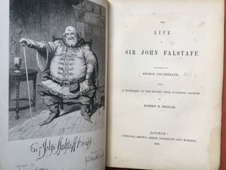 The Life of Sir John Falstaff, illustrated by George Cruikshank (First edition, 1858)