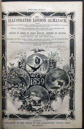 Bound volume of the Illustrated London Almanack, 1859-1863