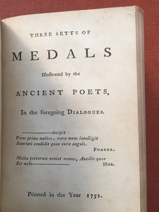 Dialogues upon the Usefulness of Ancient Medals, especially in relation to the Latin and Greek Poets