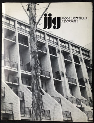 Item #H28894 1981 promotional folder-brochure for JJG, Jacob J. Gzesh, AIA. Jacob J. Gzesh, AIA