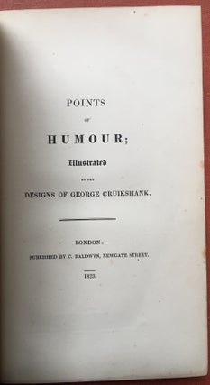 Points of Humour, illustrated by the Designs of George Cruikshank (Parts One and Two, 1823-1824)