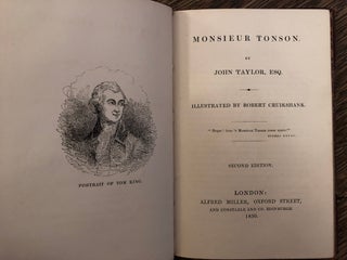 Item #H2959 Monsieur Tonson, illustrated by Robert Cruikshank. John Taylor, ill Robert Cruikshank