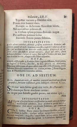 Petri Rodellii e Societate Jesu Horatius ad serenissimum Galliarum Delphinum, cum interpretatione et notis