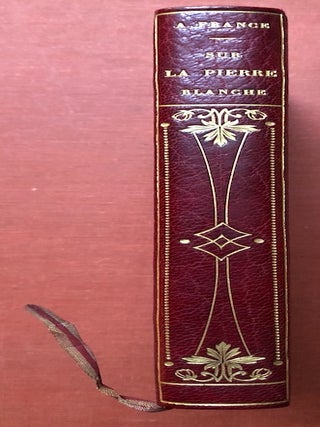 Sur La Pierre Blance, gravures sur bois par Jean Kefalinos (Paris, 1924, limited, finely bound)