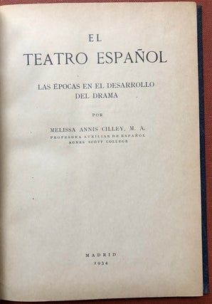 El Teatro Español, Las épocas en el desarrollo del drama