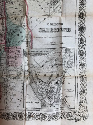 Colton's Map of Palestine (1855)