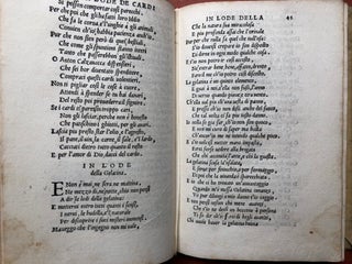 IL PRIMO LIBRO DELL’OPERE BURLESCHE di M. Francesco Berni, di M. Gio. della Casa, del Varchi, del Mauro, di M. Bino, del Molza, del Dolce, e del Firenzuola. Ricorretto, e con diligenza ristampato (1548)