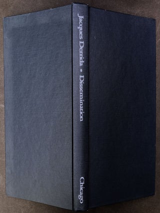 Item #H33157 Dissemination, translated with an introduction & notes by Barbara Johnson. Jacques...