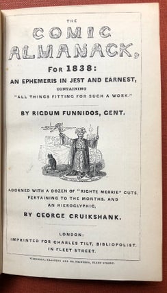 Item #H3412 The Comic Almanack for 1838, 1839, 1840, an Ephemeris in Jest and Earnest...by Richum...