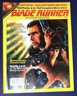 Item #H34775 Blade Runner Souvenir Magazine, Vol. 1 (1982). Philip K. Dick