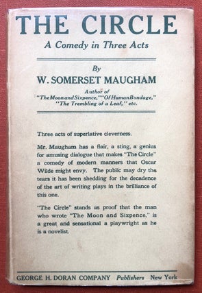Item #H3560 The Circle, a Comedy in Three Acts. W. Somerset Maugham