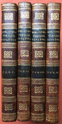 Item #H3655 El Tesora Espanol, Biblioteca Portatil Espanola, 4 volumes 1802. Agustin Luis Josse