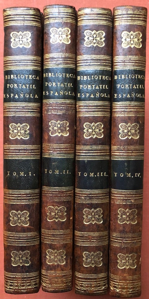 Item #H3655 El Tesora Espanol, Biblioteca Portatil Espanola, 4 volumes 1802. Agustin Luis Josse.