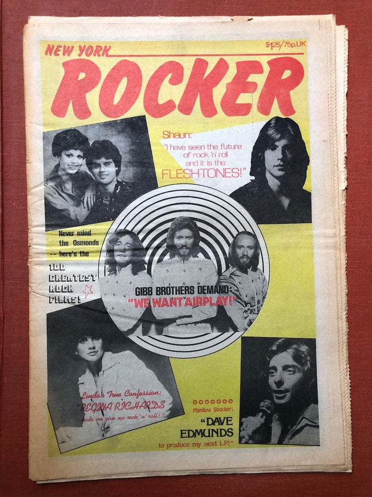 Item #H3783 New York Rocker No. 15, November 1978 - newsprint format - new wave - punk - 70s rock. New Wave Punk, New York Rock, ed. Andrew Schwartz Alan Betrock, co.