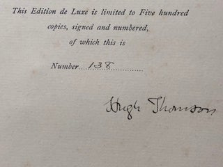 The Admirable Crichton (one of 500 signed by Hugh Thomson)