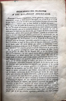 Historia Secreta de la Corte y Gabinete de St. Cloud, Distribuidas en Cartas escritas en Paris el Ano de 1805 a un Lord de Inglaterra reimpresa en Neuva Yorck, y traducida al Castellano por un Espanol Americano
