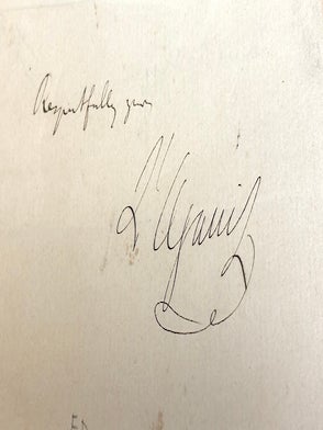 Runner of the Mountain Tops, The Life of Louis Agassiz (1939) with tipped in autograph!