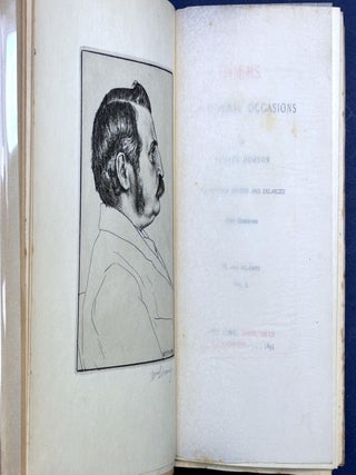 Poems on Several Occasions, 1895, 2 vols. one of 50 copies signed by artists & Dobson