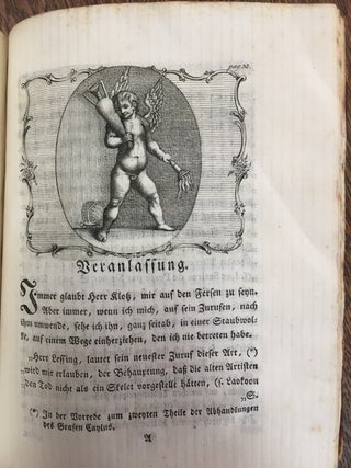 Berengarius Turonensis, oder, Ankündigung eines wichtigen Werkes... (1770) BOUND WITH: Wie die Alten den Tod gebildet (1769)