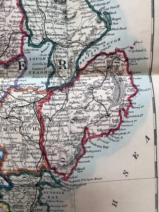 Cruchley's Tourist's [or Tourist] Map of Ireland with the Railways, Roads, &c. (1862)