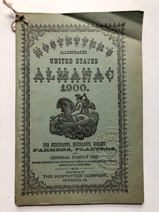 Item #H4698 Hostetters illustrated United States Almanac 1900. Pittsburgh almanacs