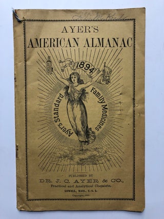 Item #H4712 Ayer's American Almanac 1894. Dr J. C. Ayer