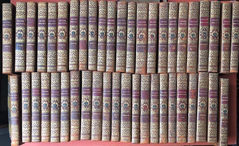 Item #H4742 The British Essayists, 45 volumes, complete, 1817. A. ed. Chalmers, prefaces and notes, Alexander.