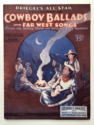 Item #H4786 Briegel's all star collection of Cowboy Ballads and Far West Songs from the Rolling...