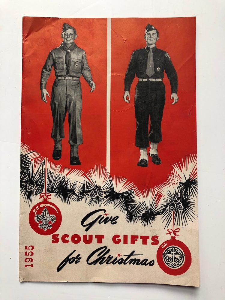 Item #H4859 Give Scout Gifts for Christmas (1955 catalog). Boy Scouts.