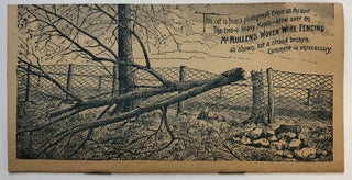 1896 Catalogue, 'These Want the Earth. We Only Want to Fence it In' - The McMullen Woven Wire Fence Co.