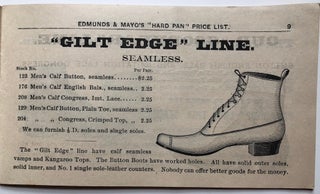1890s Edmunds & Mayo's "Hard Pan" Price List -- Boots, Shoes and Slippers