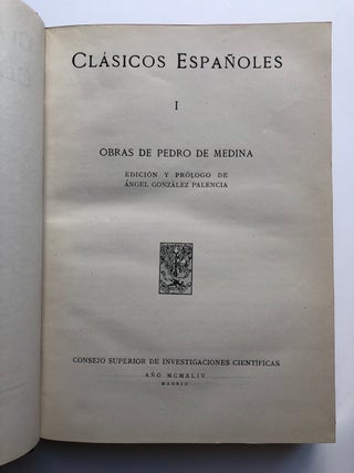 Obras de Pedro de Medina