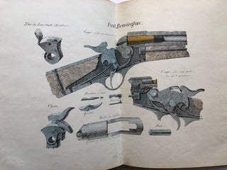 Item #H5089 Atlas (plate volume) for Cours du tir du Camp Ruchard -- Rifles (Fusils) in color...