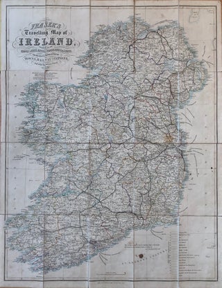 Item #H5098 Fraser's Travelling Map of Ireland, Shewing all the Towns, Lakes, Rivers, Roads and...