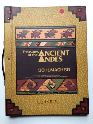 Item #H5132 Large wallpaper sample book: Treasures of the Ancient Andes, Schumacher Co. F....