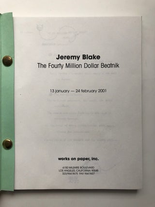 Jeremy Blake: the Fourty Million Dollar Beatnik, 13 January - 24 February 2001