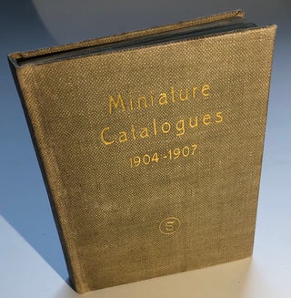 Item #H5482 Small bound volume of 4 Seeley & Co. catalogues: Announcements and Miniature...
