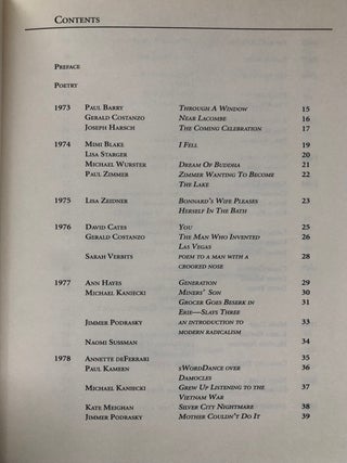 Oakland Review Anthology, 1972-1997, with three original early issues of the review: No. 2, Spring 1974; No. 4, Spring 1976, No. 6, 1978.