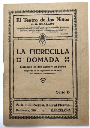 Item #H5918 El Teatro de los Ninos: La Fierecilla Domada, Comedia en dos actos y en prosa,...