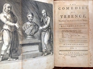 Item #H593 The Comedies of Terence, Translated into Familiar Blank Verseby George Colman, 2...