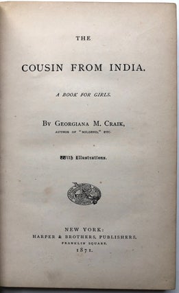 The Cousin from India, a Book for Girls