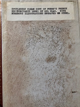 Histoire de Gil Blas de Santillane, Nouvelle Edition, ornee de gravures