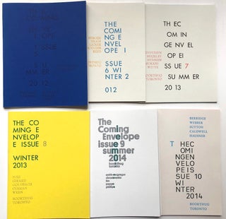 Item #H6252 The Coming Envelope, issues 5 (Summer 2012) 6 (Winter 2012) 7 (Summer 2013) 8 (Winter...